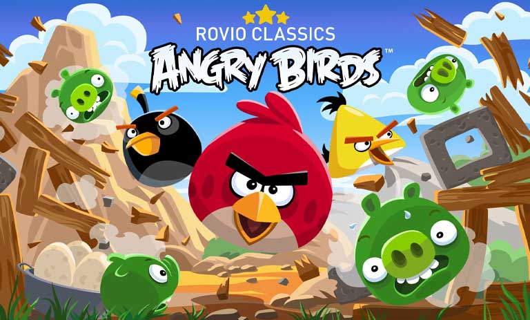 بازی ویدیویی angry birds